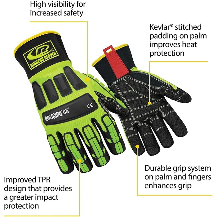 Ansell Ringers Safety Gloves R-297 Roughneck®