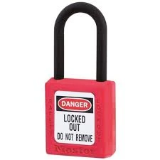 SAFETY PADLOCK 38MM RED