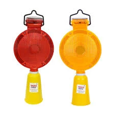 SOLAR WARNING LIGHT BRACKET TYPE RED