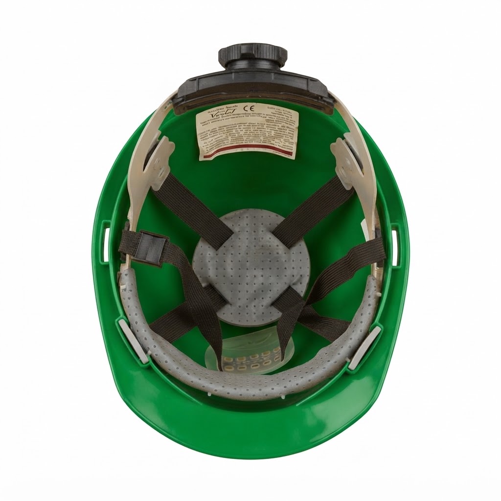 ZECURA HELMET GREEN WITH RACHET