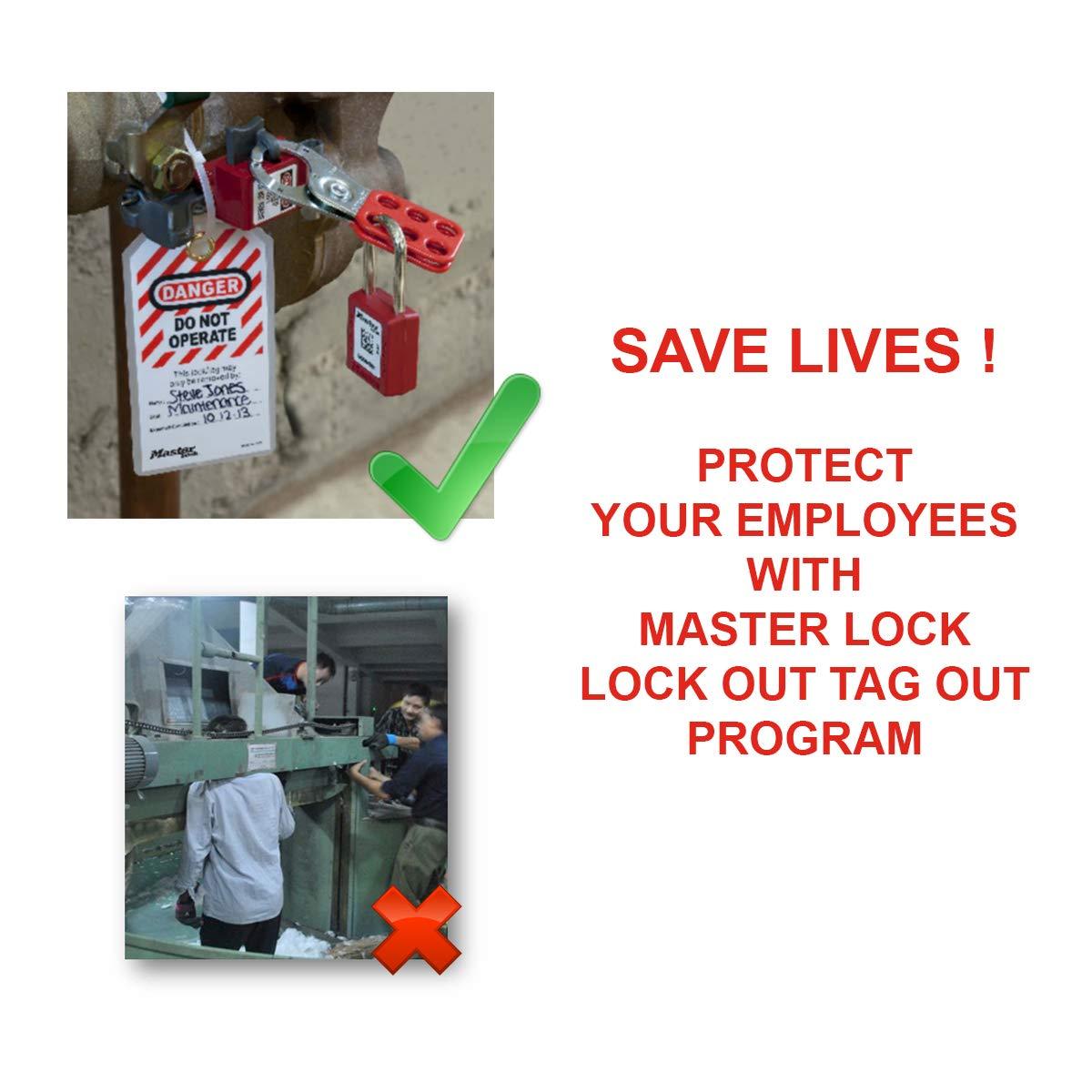 SAFETY PADLOCK 38MM RED