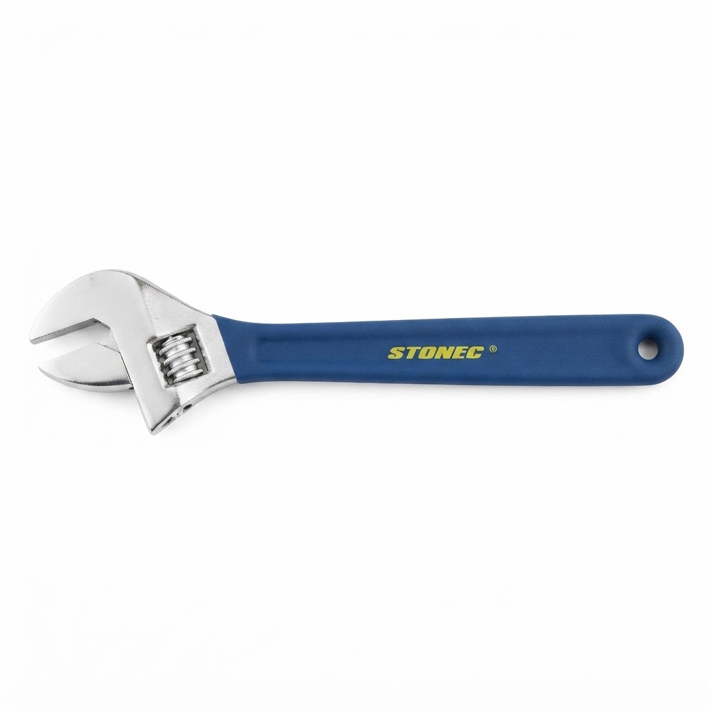 ADJUSTABLE WRENCH RUBBER GRIP 600MM  STONEC