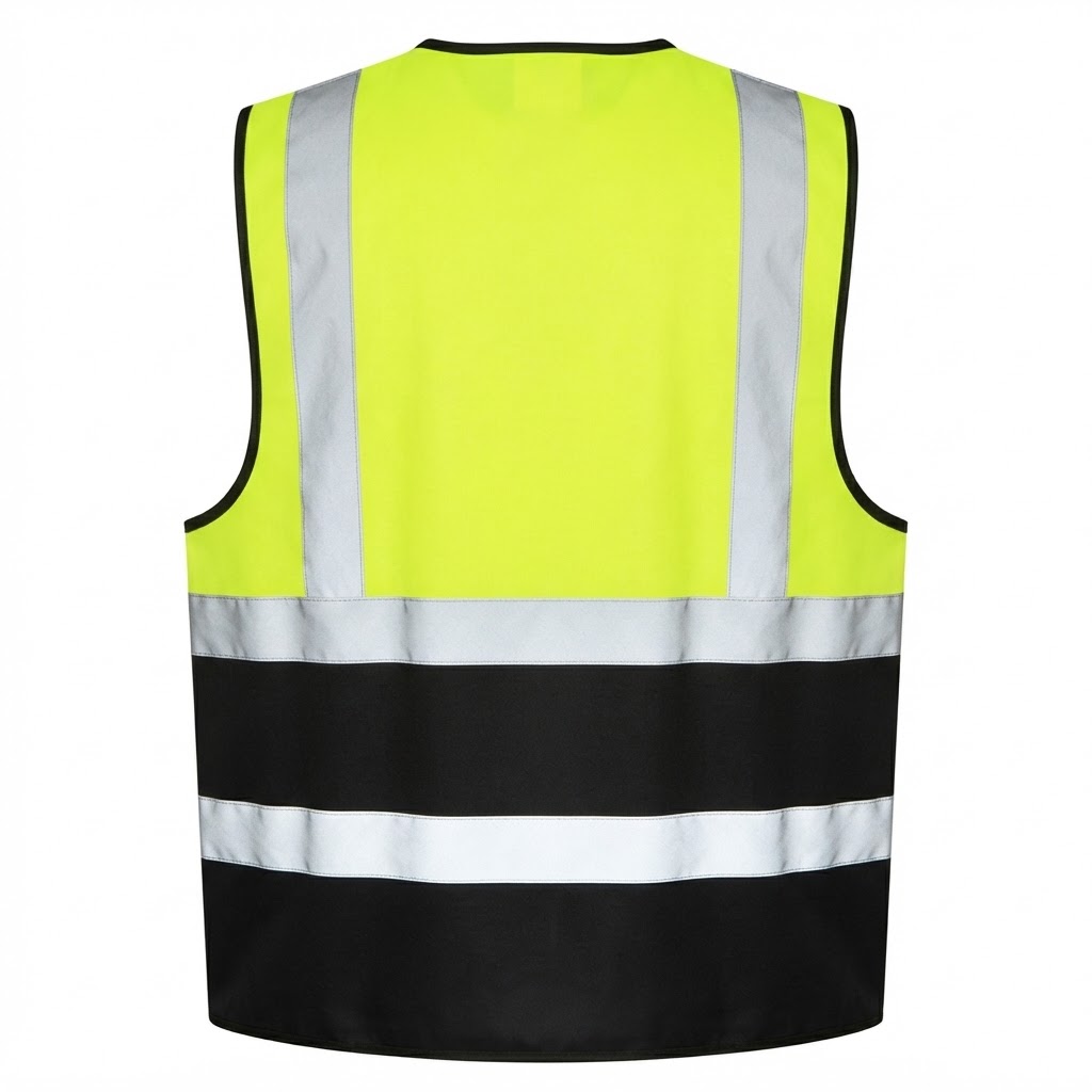 ROTO VEST 5 POCKET 120 GSM YELLOW/BLACK