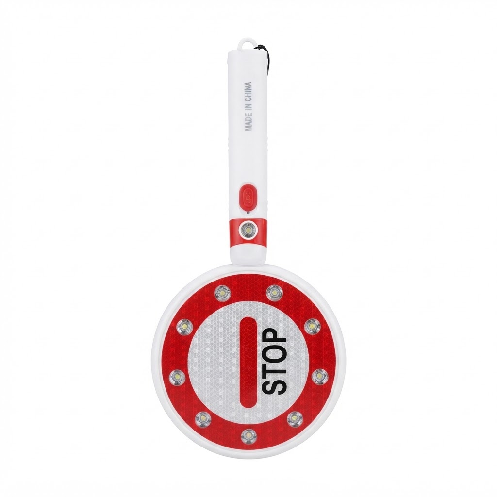 TRAFFIC HANDHELD RECHARGEBLE SIGN STOP & GO