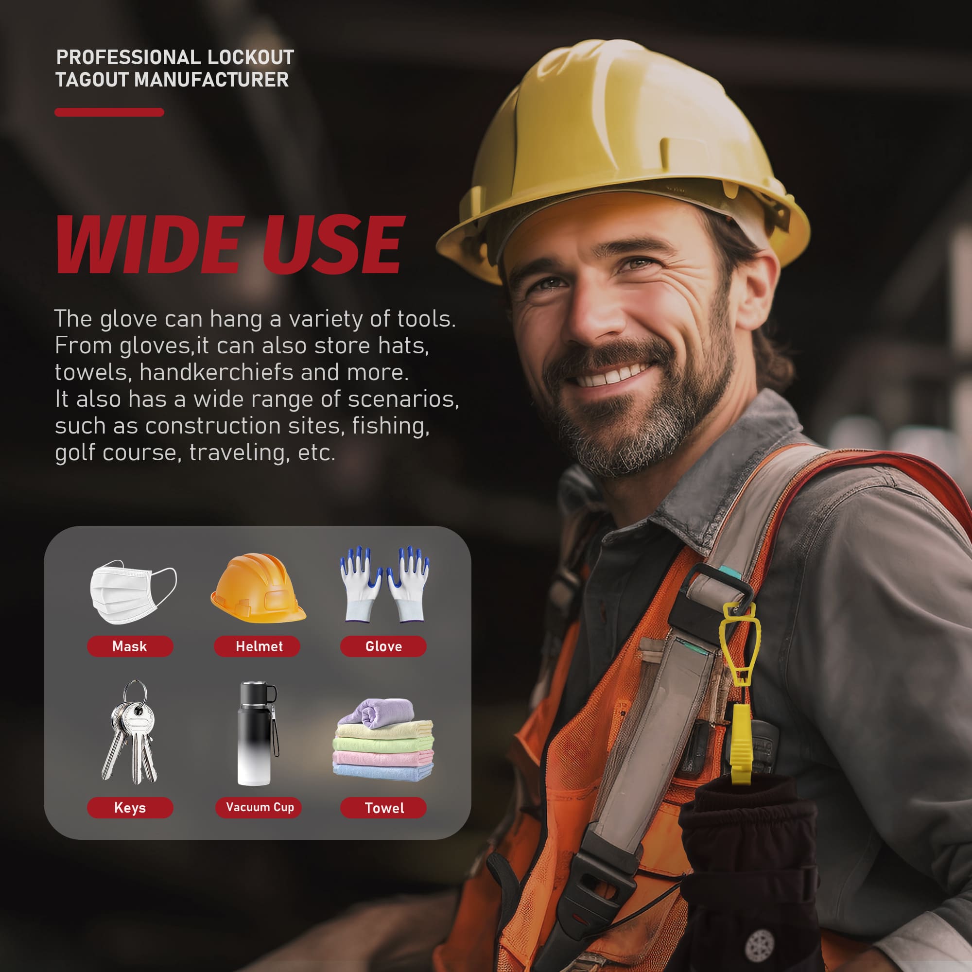 GLOVES HOLDING CLIP