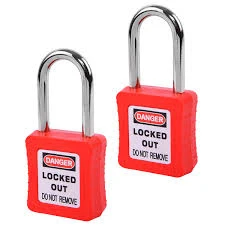 SAFETY PADLOCK 38MM RED