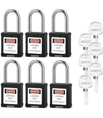 SAFETY PADLOCK 38MM BLACK