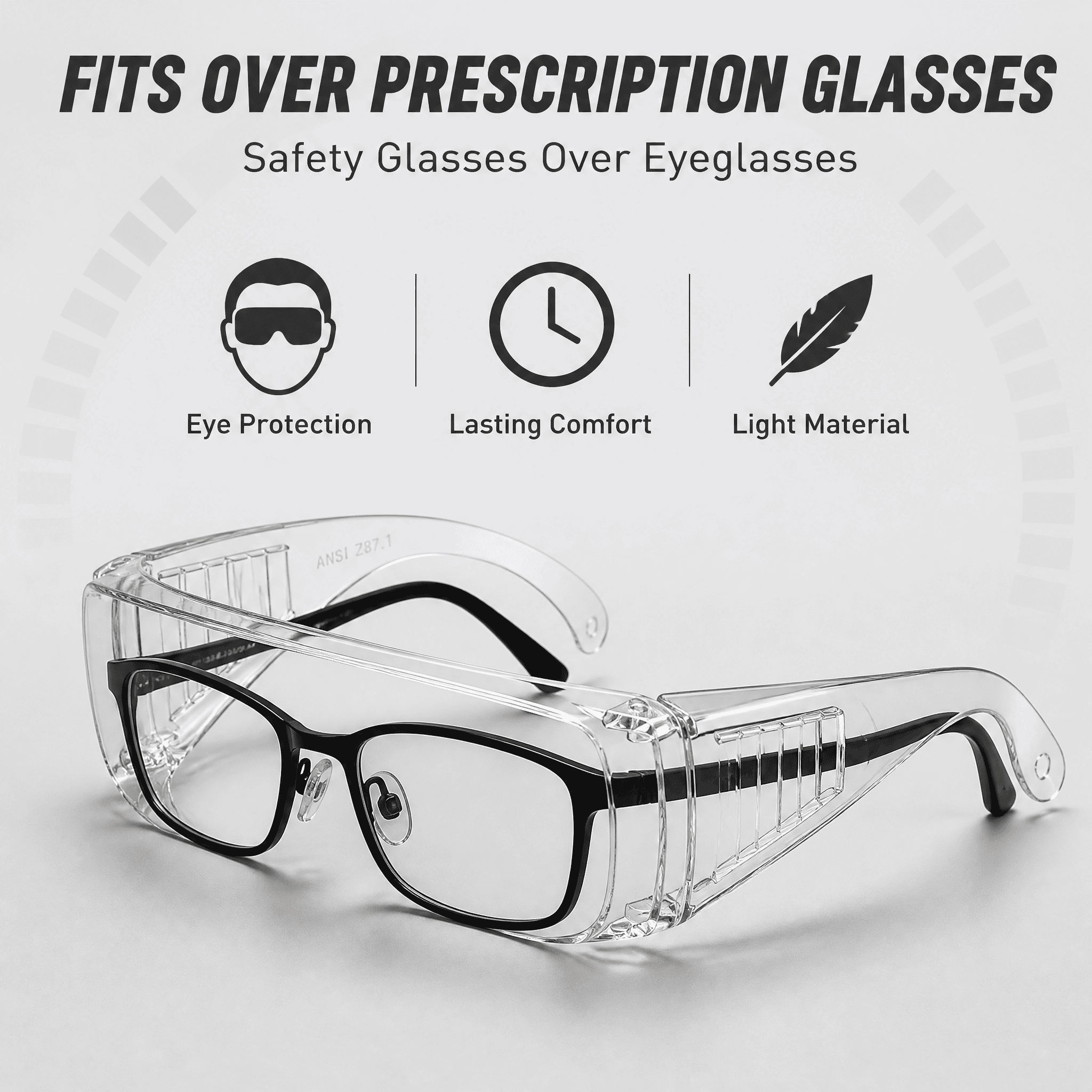 SAFETY OVER GLASS DARK