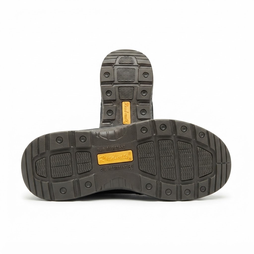 ROAD MATE SAFETY SHOE 19040 BLACK/BROWN