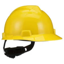 MSA HELMET HALF BRIM RACHET-YELLOW