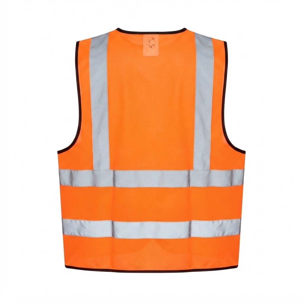 60 GSM SAFETY VEST W/O POCKET ORANGE