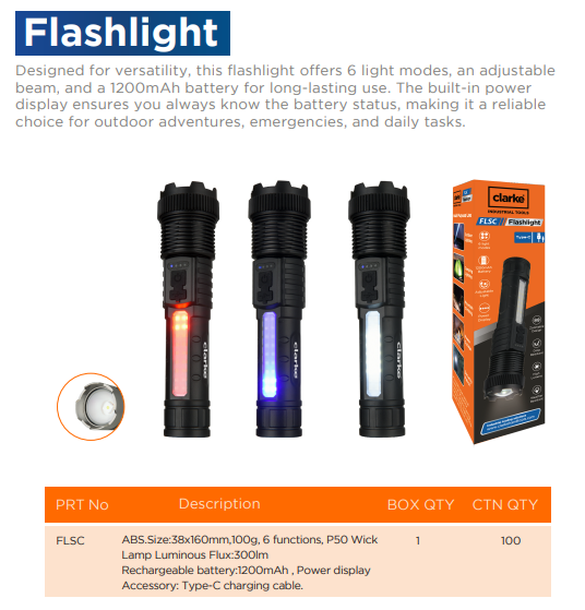 FLASHLIGHT CLARKE
