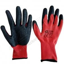 ARMVAULT NITRILE RED/BLACK GLOVES
