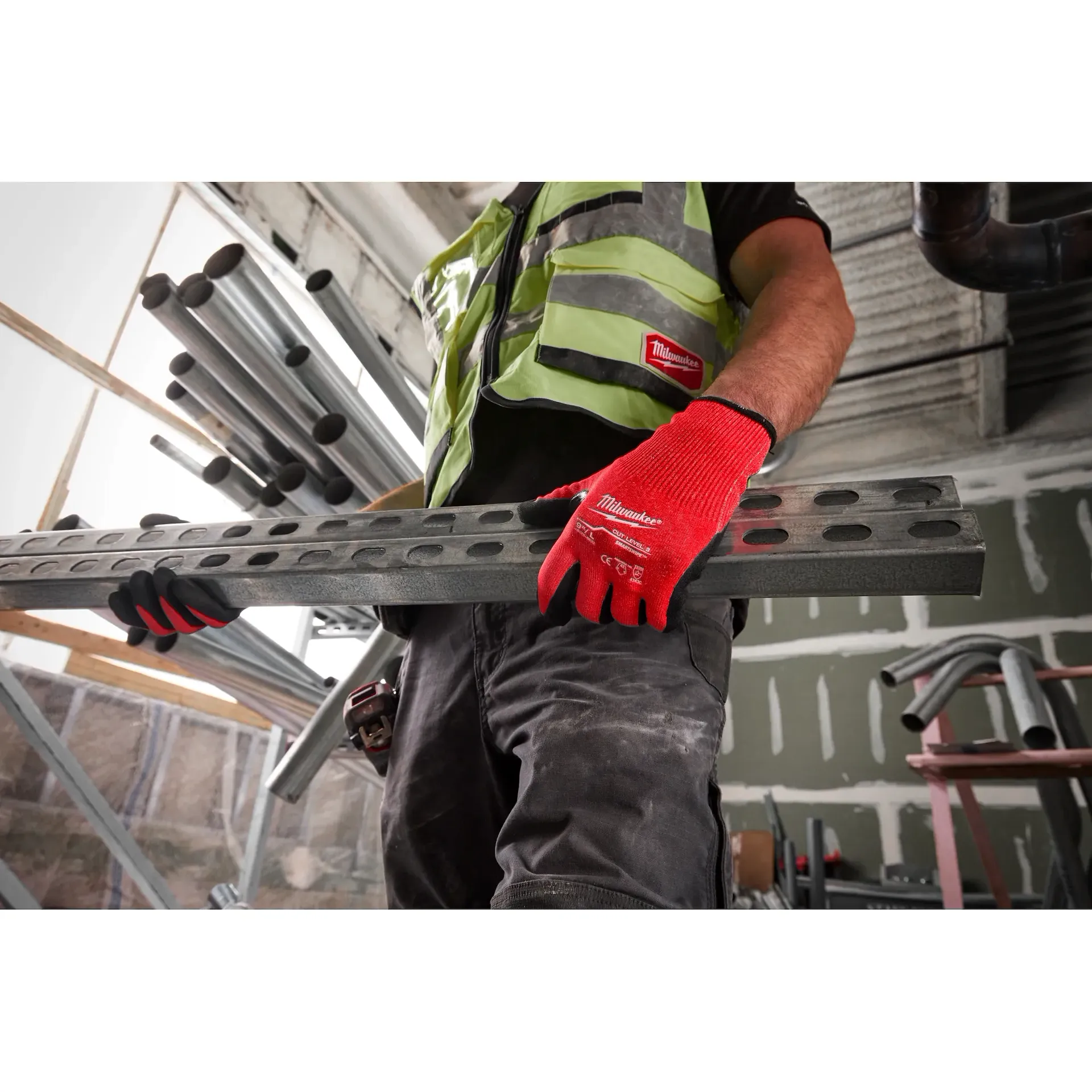Milwaukee Cut Level 3 Nitrile Dipped Gloves