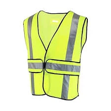 SAFE SQUARE SAFETY VEST 120 GM YELLOW WITH POCKET -INDIA