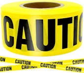 CAUTION TAPE BLUE/YELLOW/RED