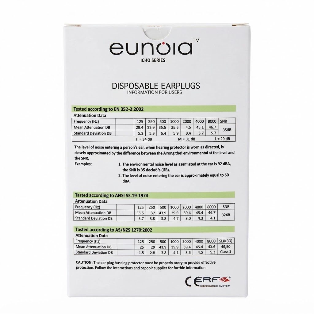 PERF SAFETY EAR PLUG CORDED (100PAIR/BOX)