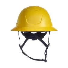 MSA HELMET HALF BRIM RACHET-YELLOW