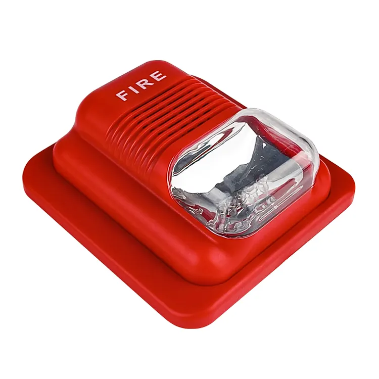 FIRE STROBE ALARM WITH FLASHER