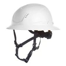 MSA HELMET HALF BRIM  WHITE