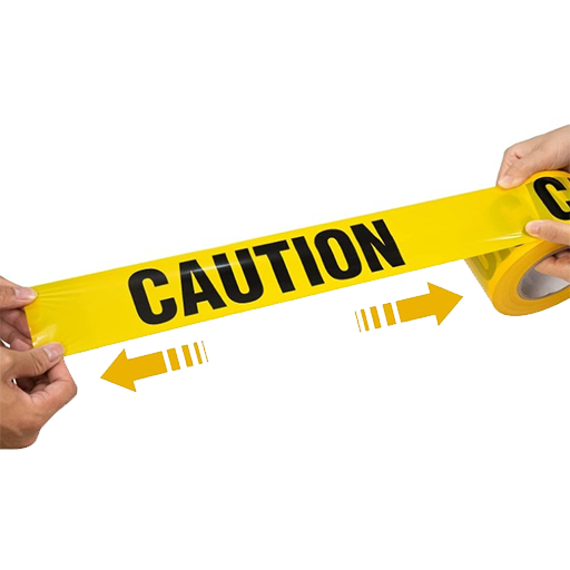 CAUTION WARNING TAPE 3" X 300 MTR