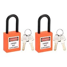 SAFETY PADLOCK 38MM ORANGE