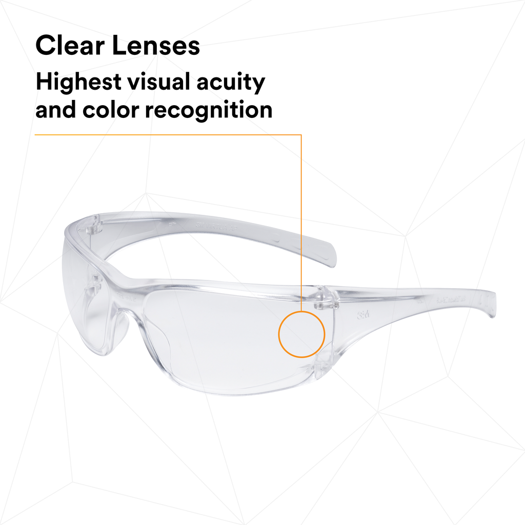 3M™ Virtua™ AP Protective Eyewear Clear Hard Coat, Clear Lens, 11819-00000-20
