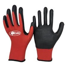 ARMVAULT NITRILE RED/BLACK GLOVES