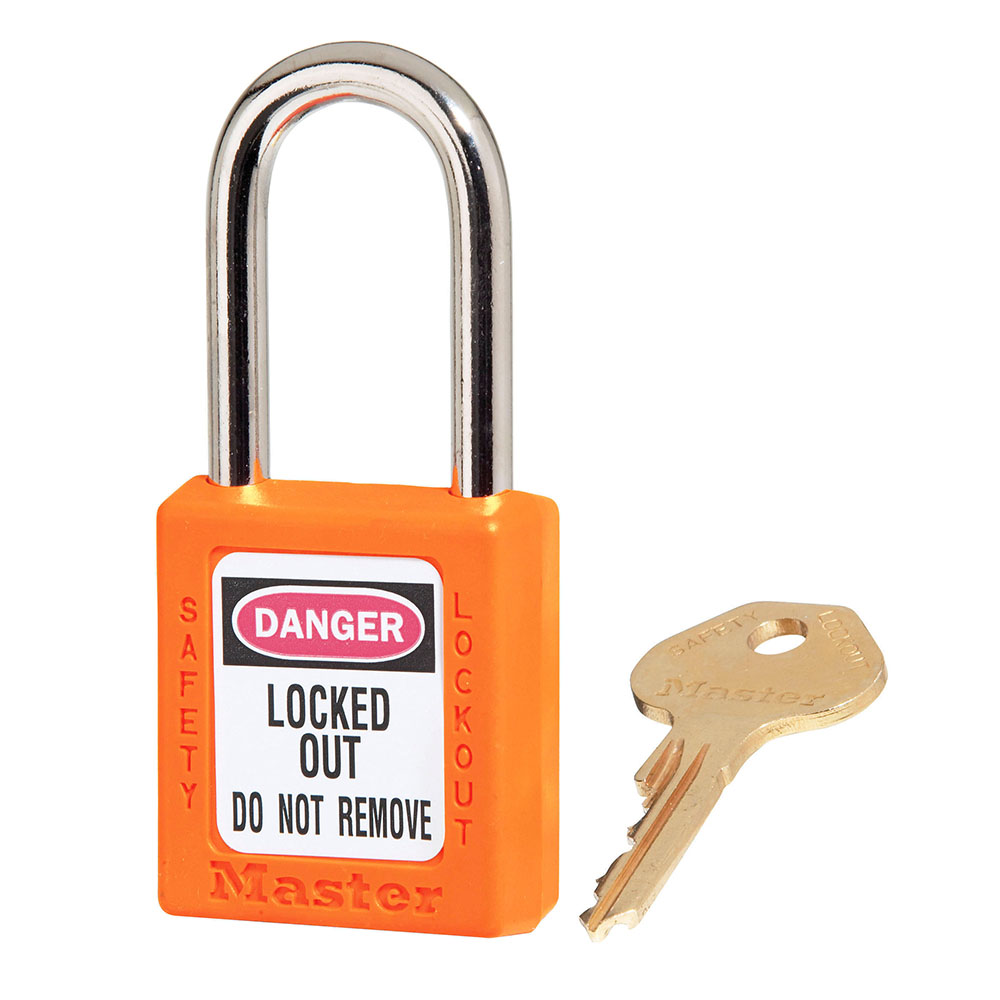 SAFETY PADLOCK 38MM ORANGE