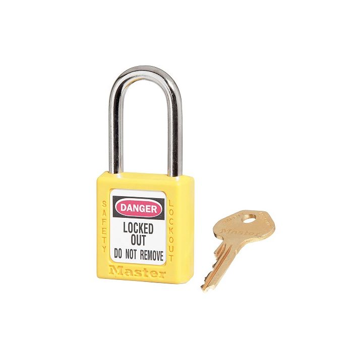 SAFETY PADLOCK 38MM YELLOW