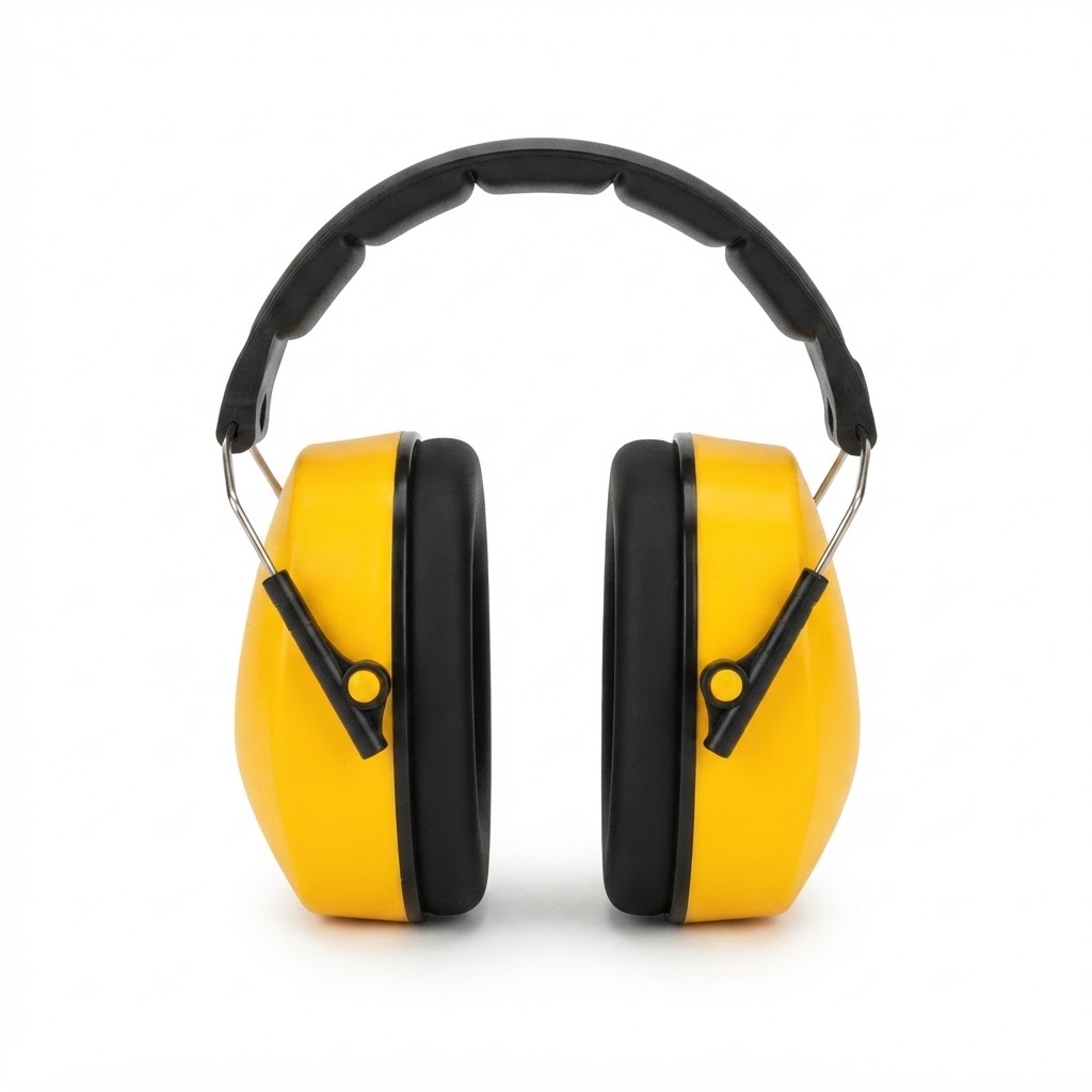 TEAKWOOD EAR MUFF YELLOW&BLACK