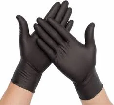 WAGUS NITRILE COATED GLOVES BLACK