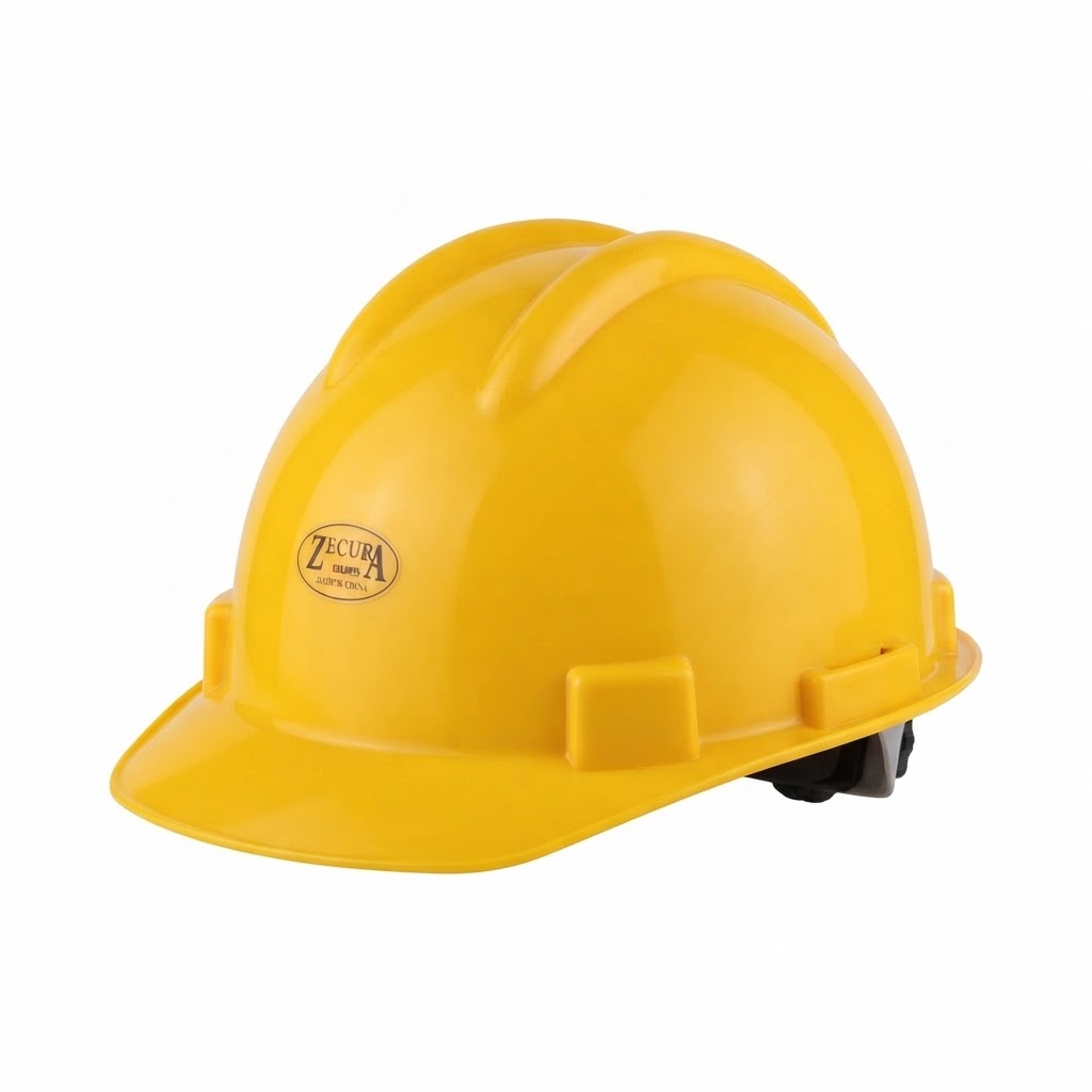 ZECURA HELMET YELLOW WITH RACHET