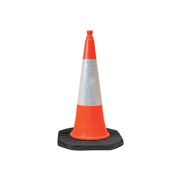 SAFETY CONE RUBBER BASE -1 MTR