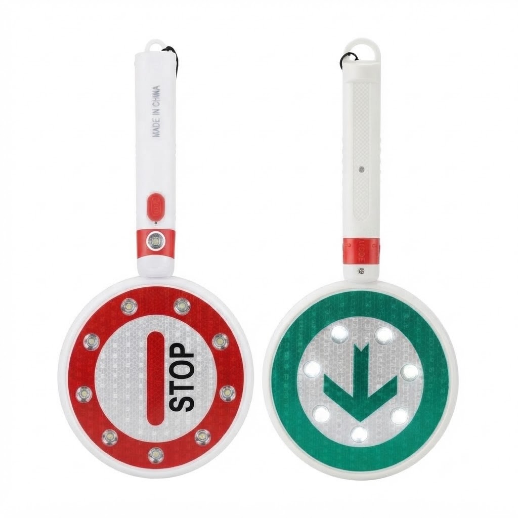 TRAFFIC HANDHELD RECHARGEBLE SIGN STOP & GO