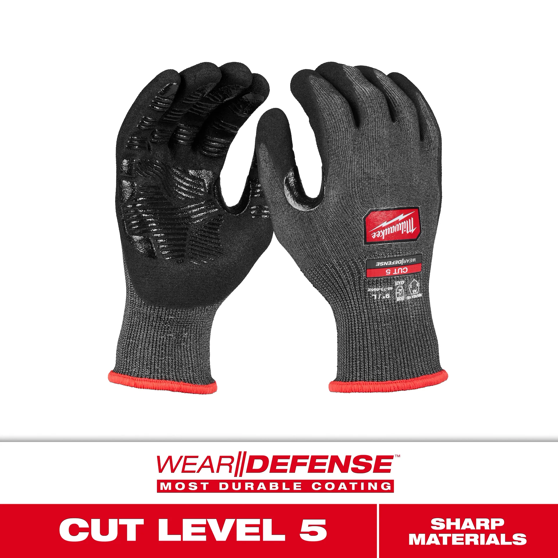 Milwaukee Cut Level 5 Nitrile Dipped Gloves