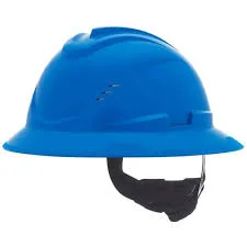 MSA HELMET HALF BRIM RACHET-BLUE