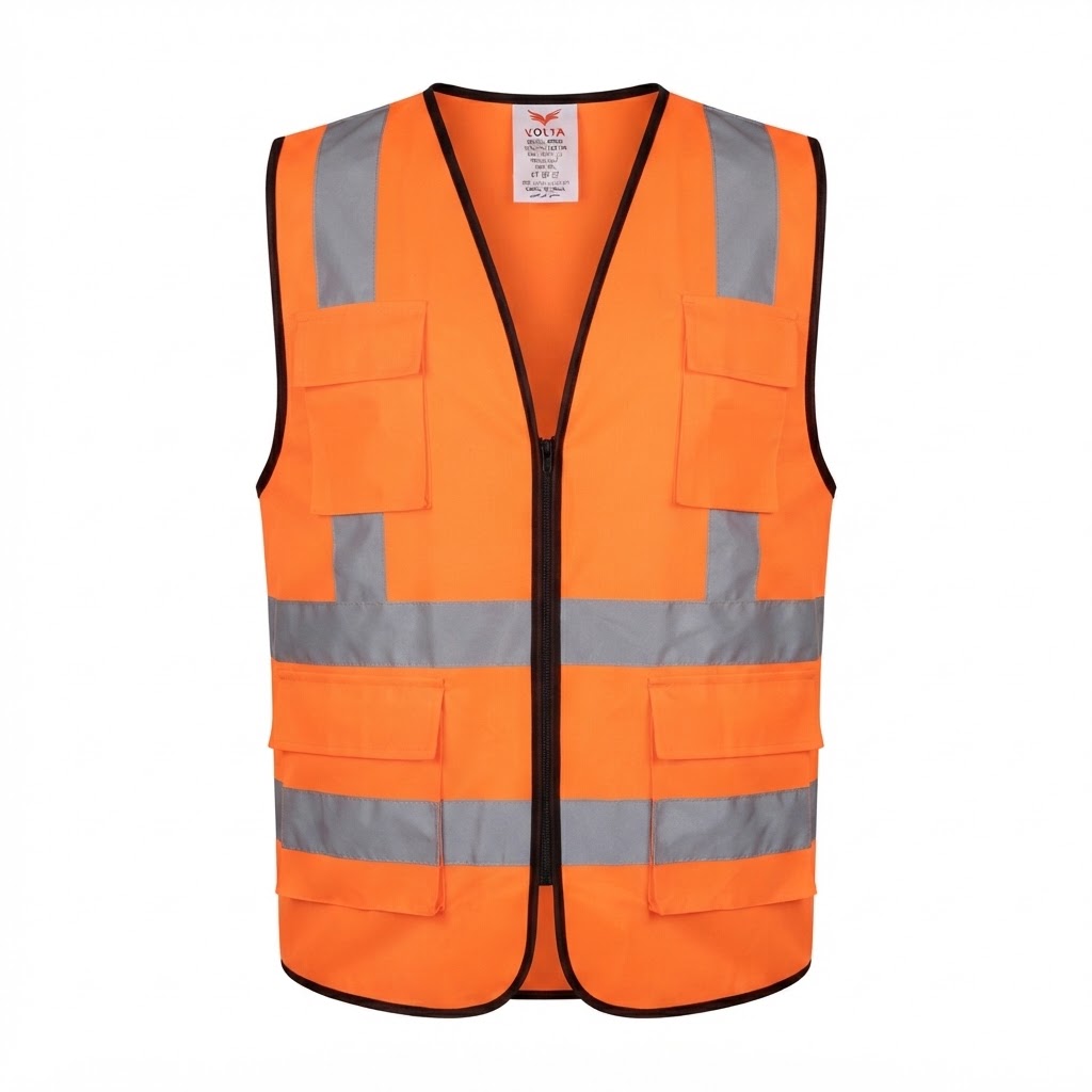 VOLTA VEST 4 POCKETS 120 GSM ORANGE
