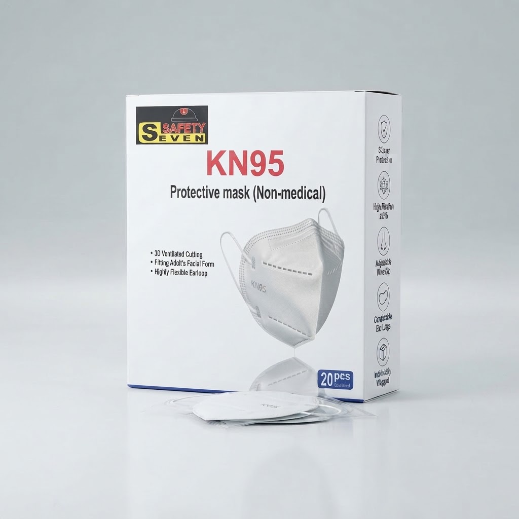 KN95-SEVEN SAFETY DUST MASK 20PCS/PKT