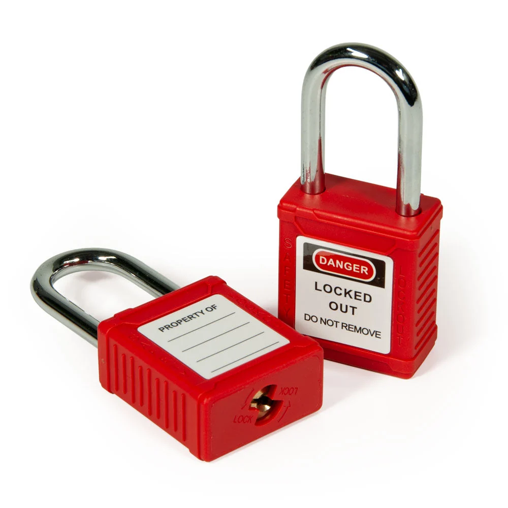 SAFETY PADLOCK 38MM RED