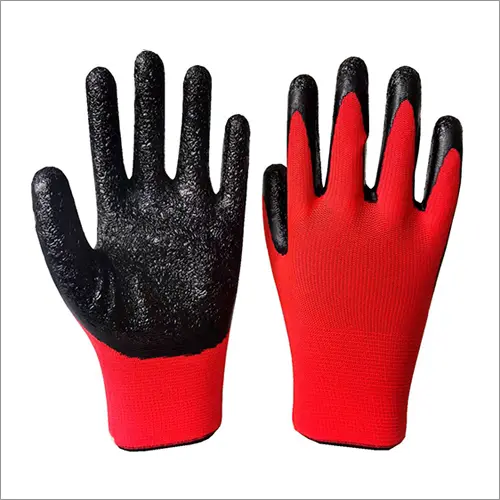 ARMVAULT NITRILE RED/BLACK GLOVES