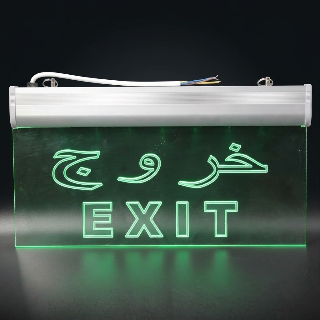 TRANSPARENT EXIT LED LIGHT