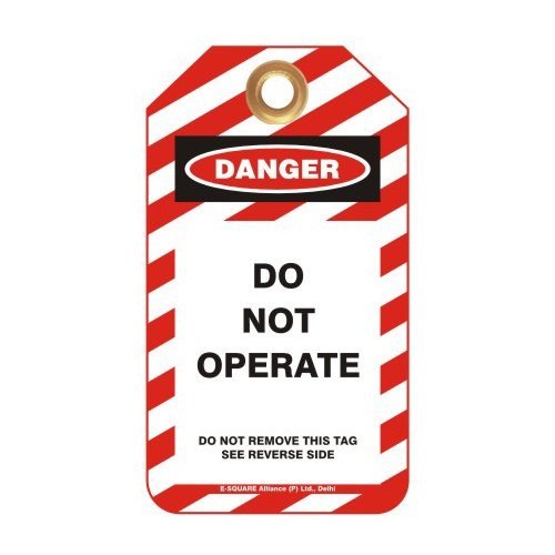 Danger Do Not Operate  Tag