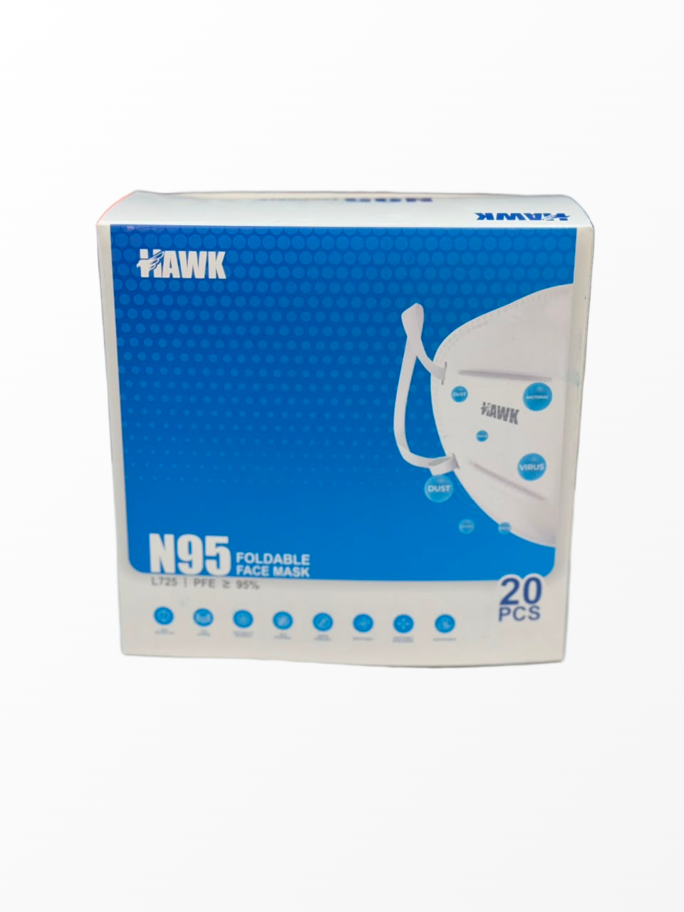 HAWK N95 MASK 20PCS/BOX