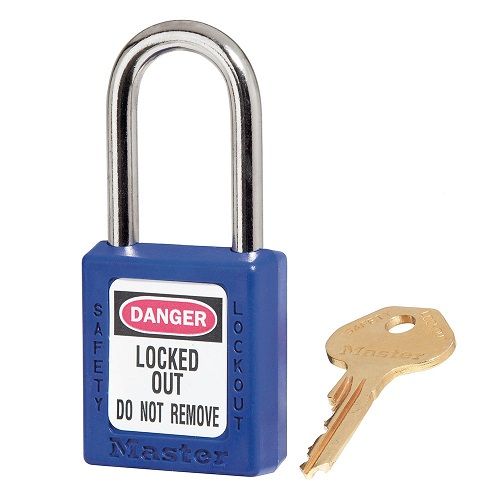 SAFETY PADLOCK 38MM BLUE