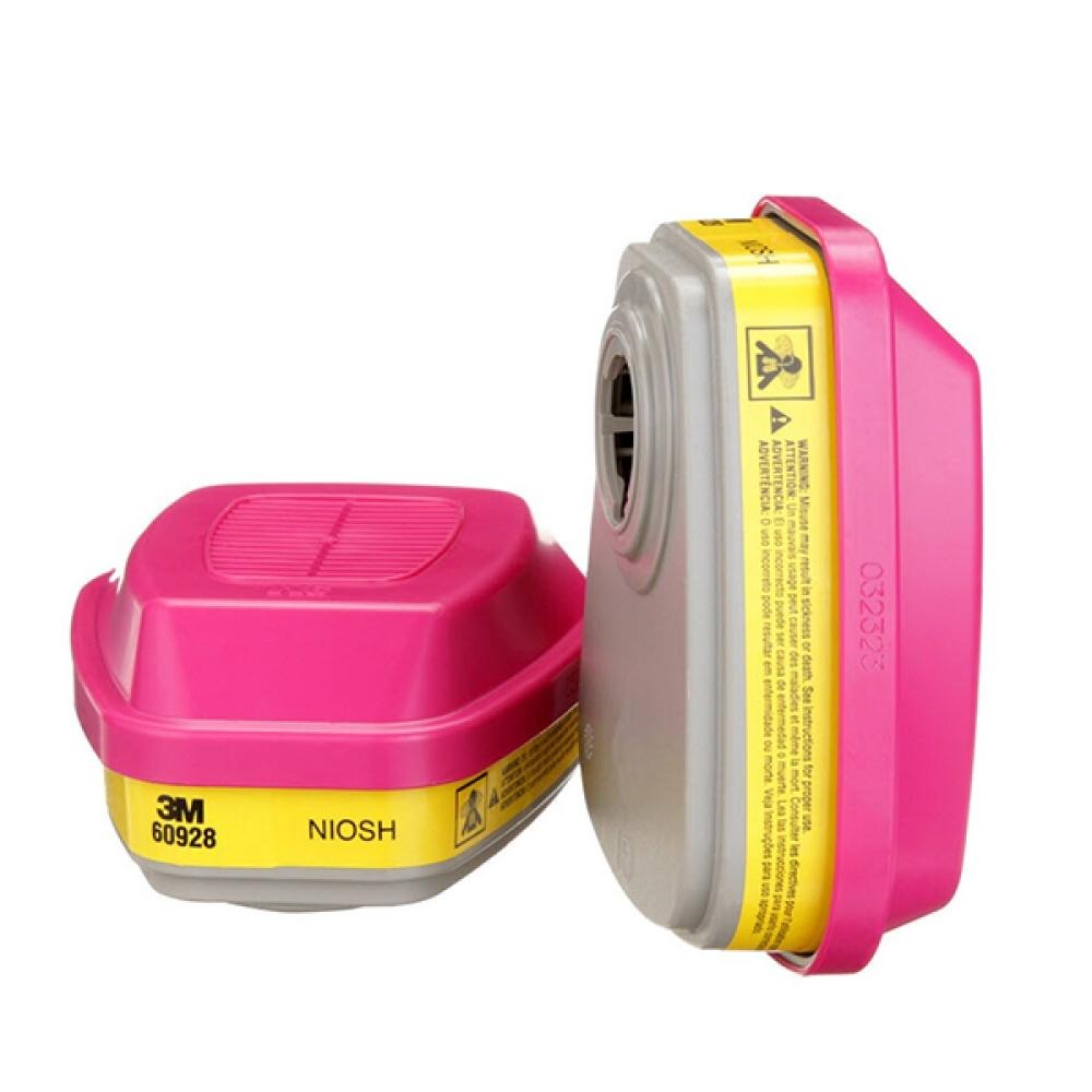 3M™ Organic Vapor/Acid Gas Cartridge/Filter 60923, P100 Respiratory Protection