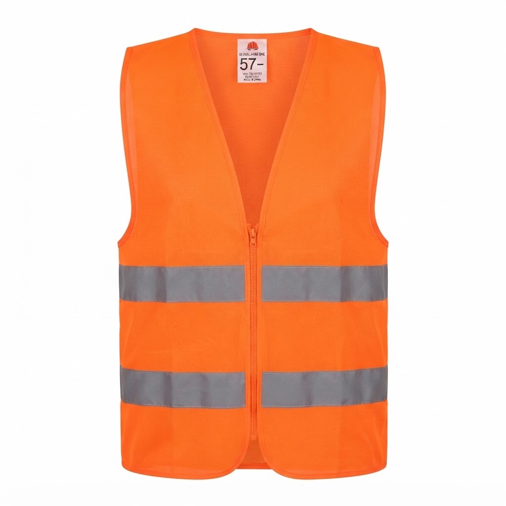 60 GSM SAFETY VEST W/O POCKET ORANGE