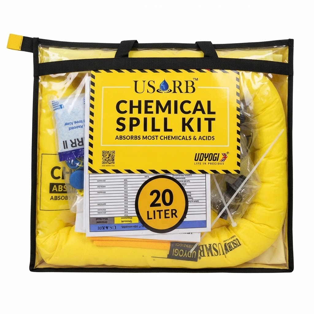 Chemical spill kit , Absorbent Capacity: 20 LTR