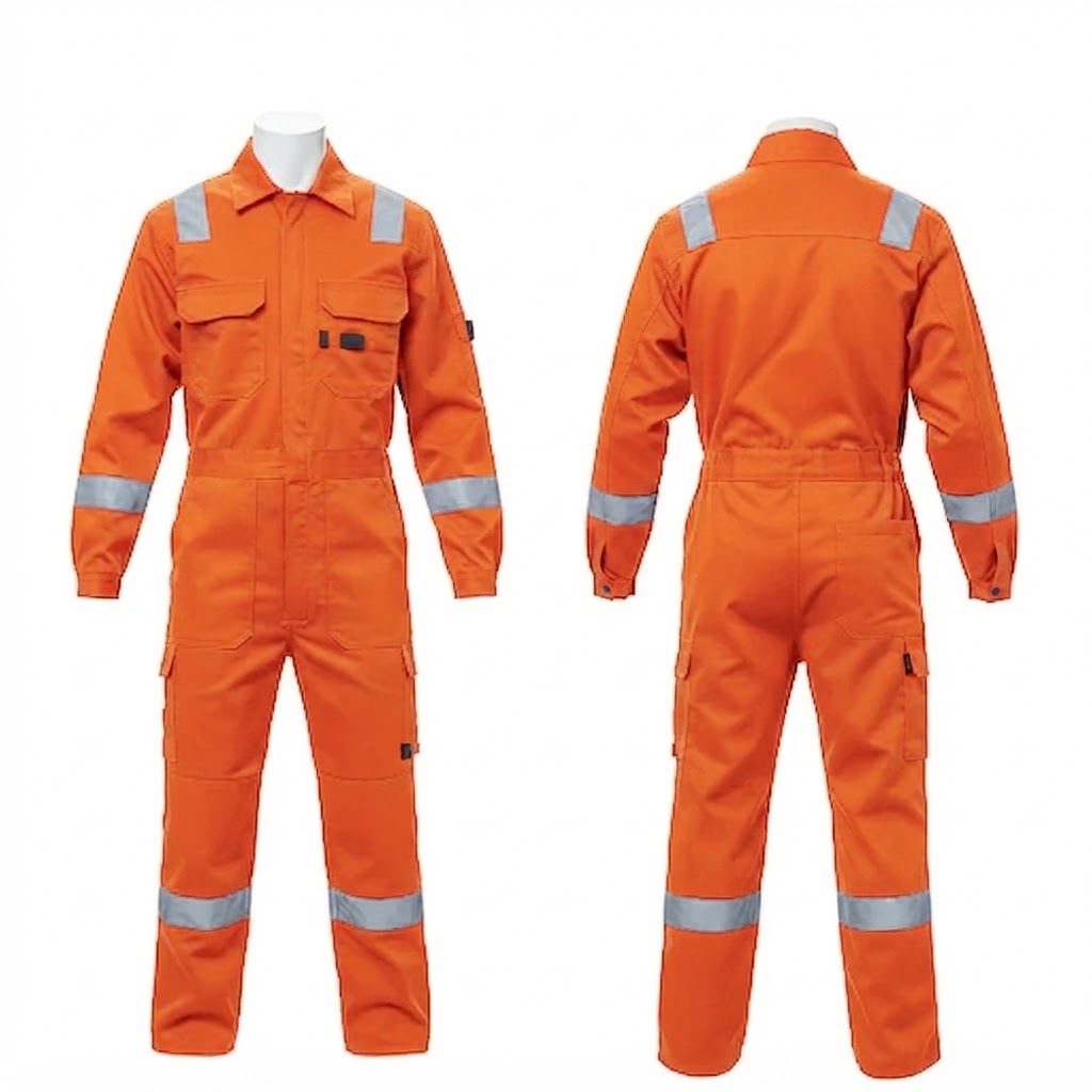 FR COVERALL 250 GSM ORANGE