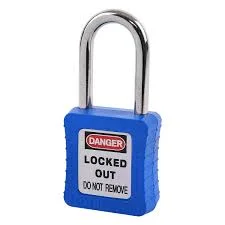 SAFETY PADLOCK 38MM BLUE